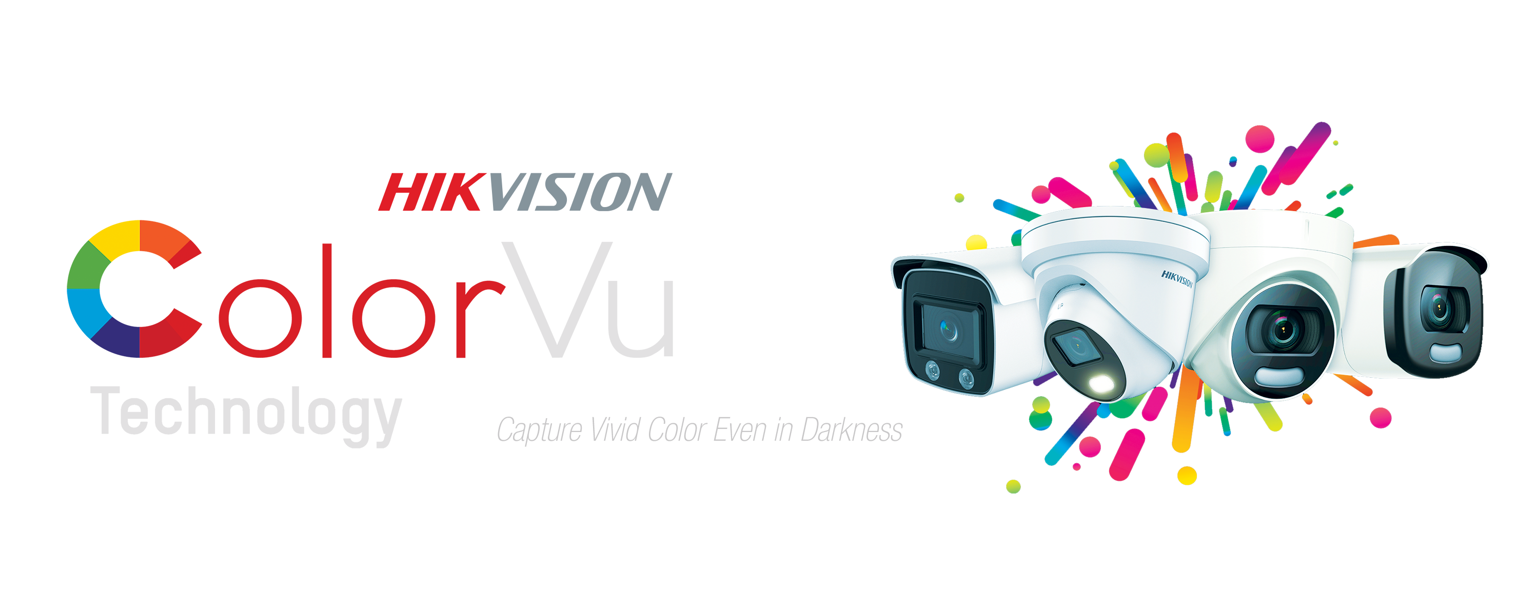 Hikvision ColorVu Technology — capture vivid color even in darkness
